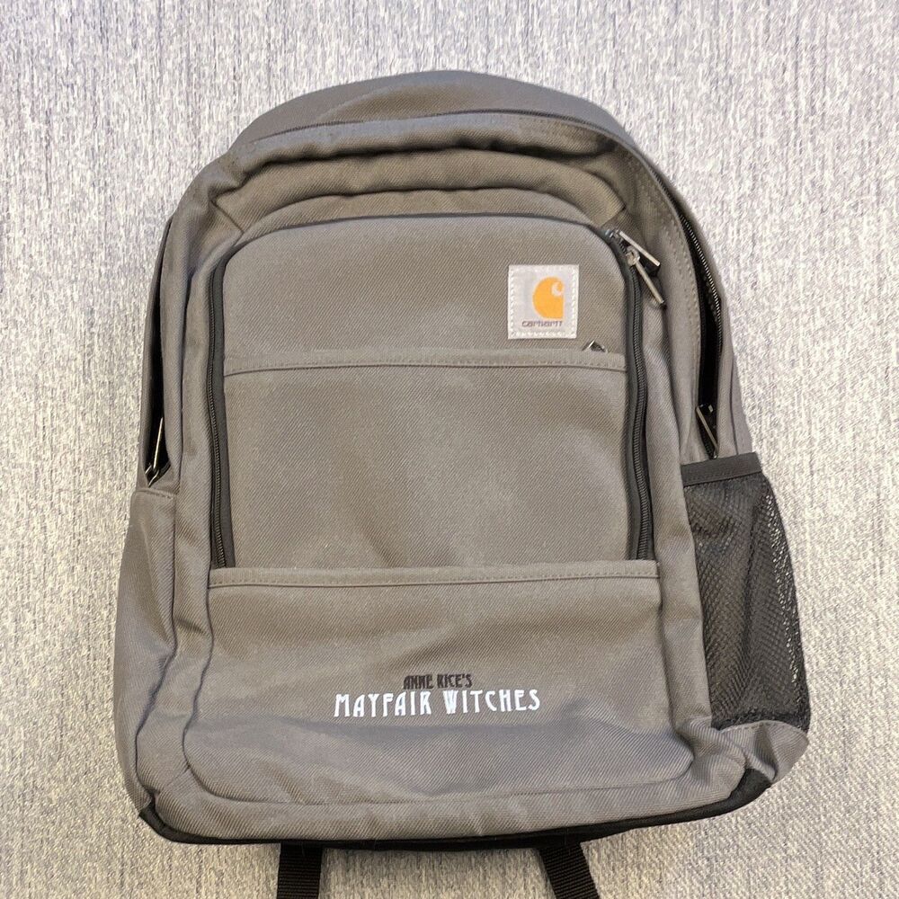 Carhartt Mayfair Witches AMC Crew Promo Laptop Backpack Grey 23L Anne Rice NWOT